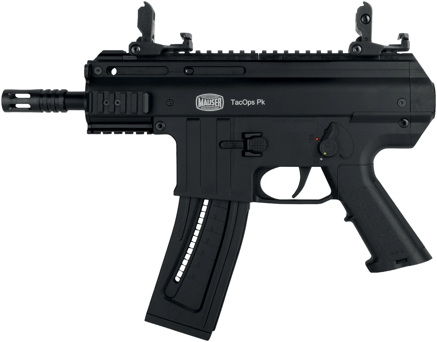 Blue Line Solutions 4150043 TacOps Pk 22 LR 22+1 5″ Black Anodized Steel Barrel, Picatinny Rail Receiver, Black Aluminum Frame w/Picatinny Rail