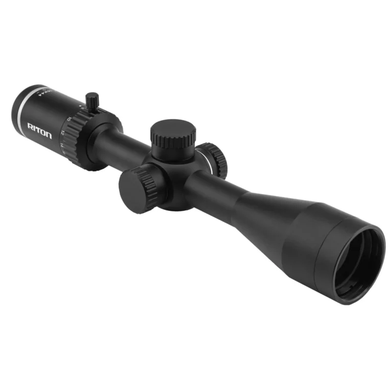 RITON 3 PRIMAL 4-16X44 DUPLEX MOA RETICLE SCOPE SFP 30MM TUBE MATTE W THROW LEVER
